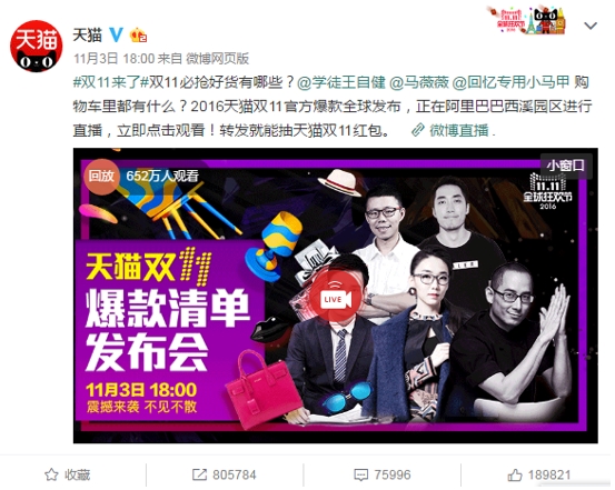 天貓雙11還沒開始就破了一項(xiàng)吉尼斯記錄！逆天了